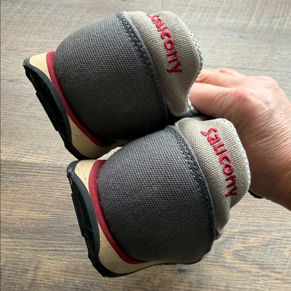 Saucony Jazz Men's Gray Canvas Sneakers 13 - Picture 3 of 9